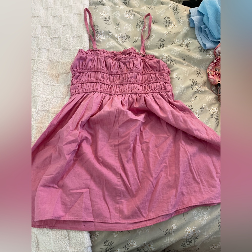 Wild Fable Pink Ruched Top - Picture 3 of 4